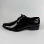 Faux patent leather upper material