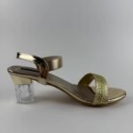 Smart & Sleek Transparent Block Heels Sandals